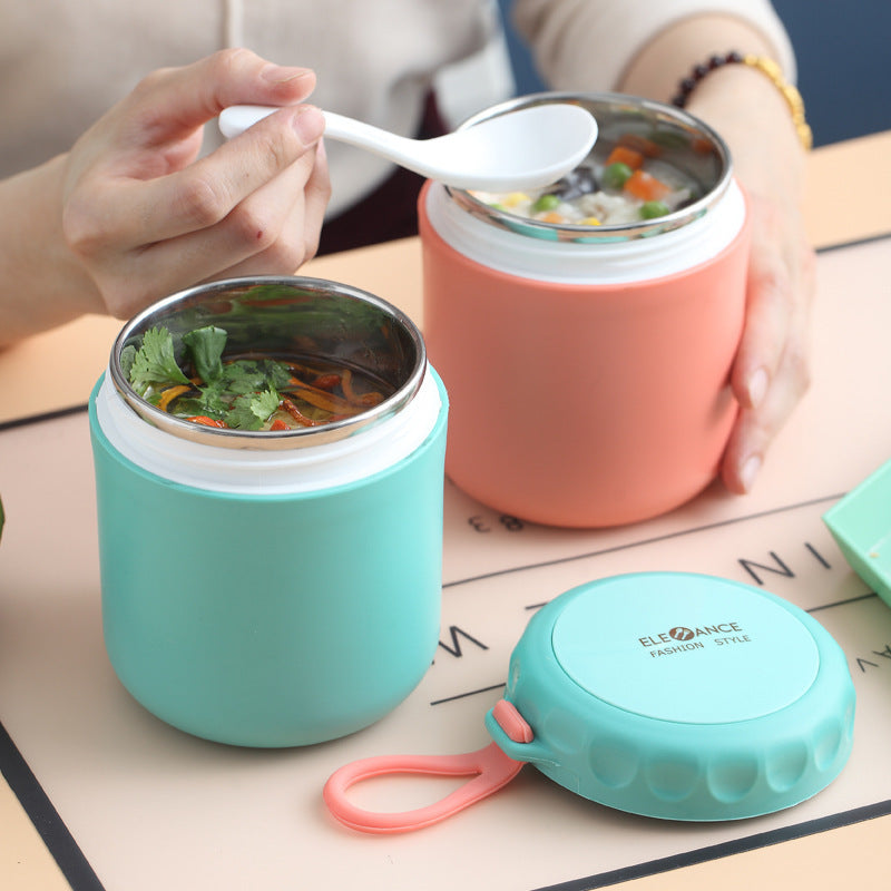 304 Stainless Steel Breakfast Soup Cup for Lunchbox