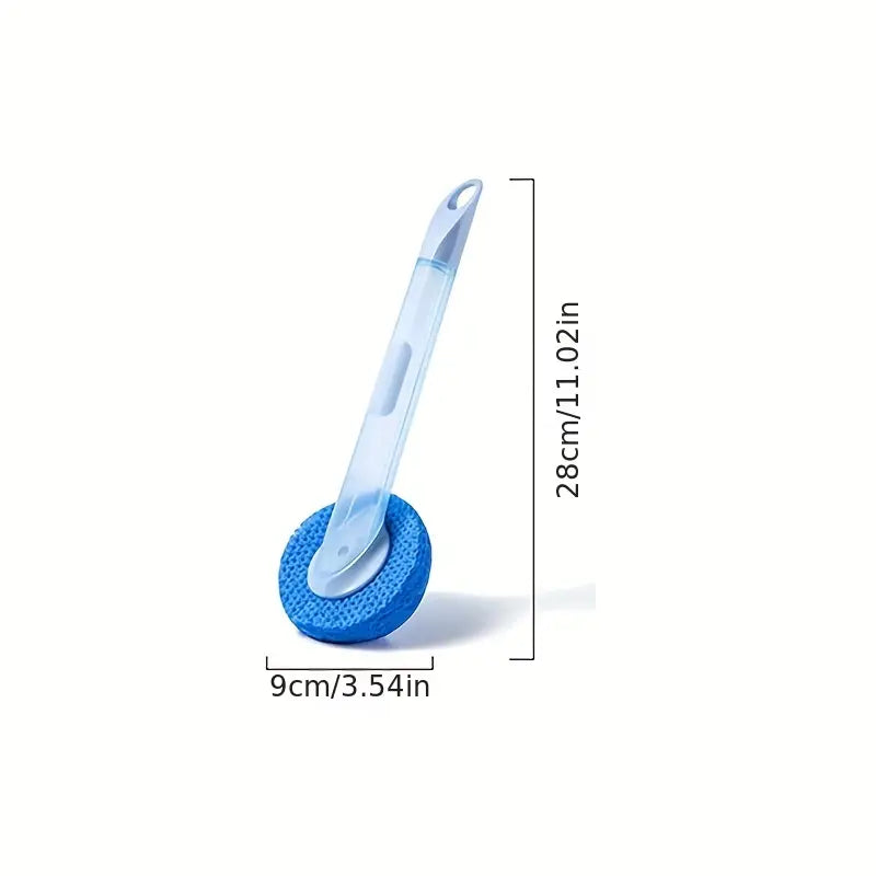 Long Handle Liquid-Filled Pot Brush with Removable Head